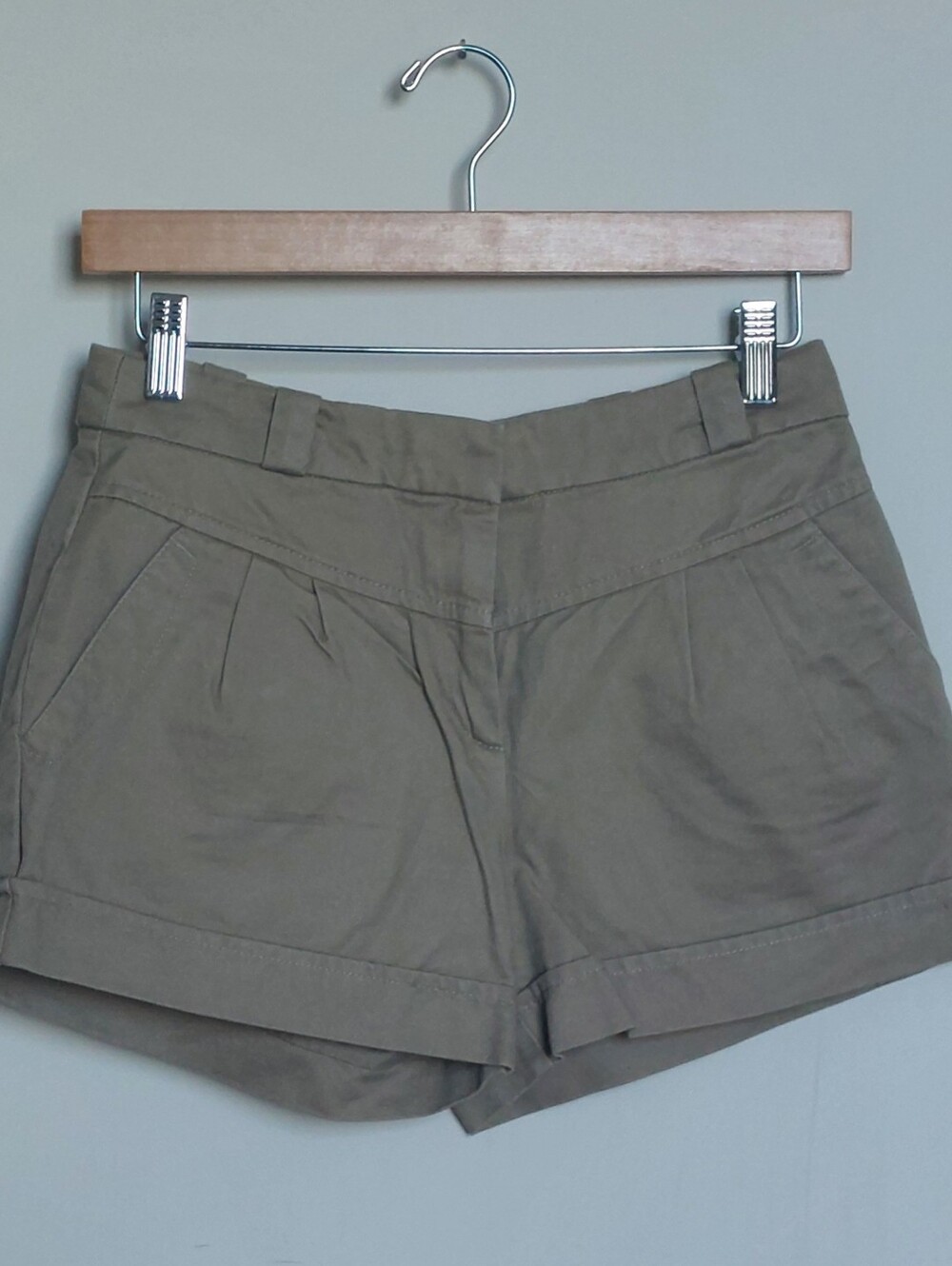 Mango Beige Tailored Shorts